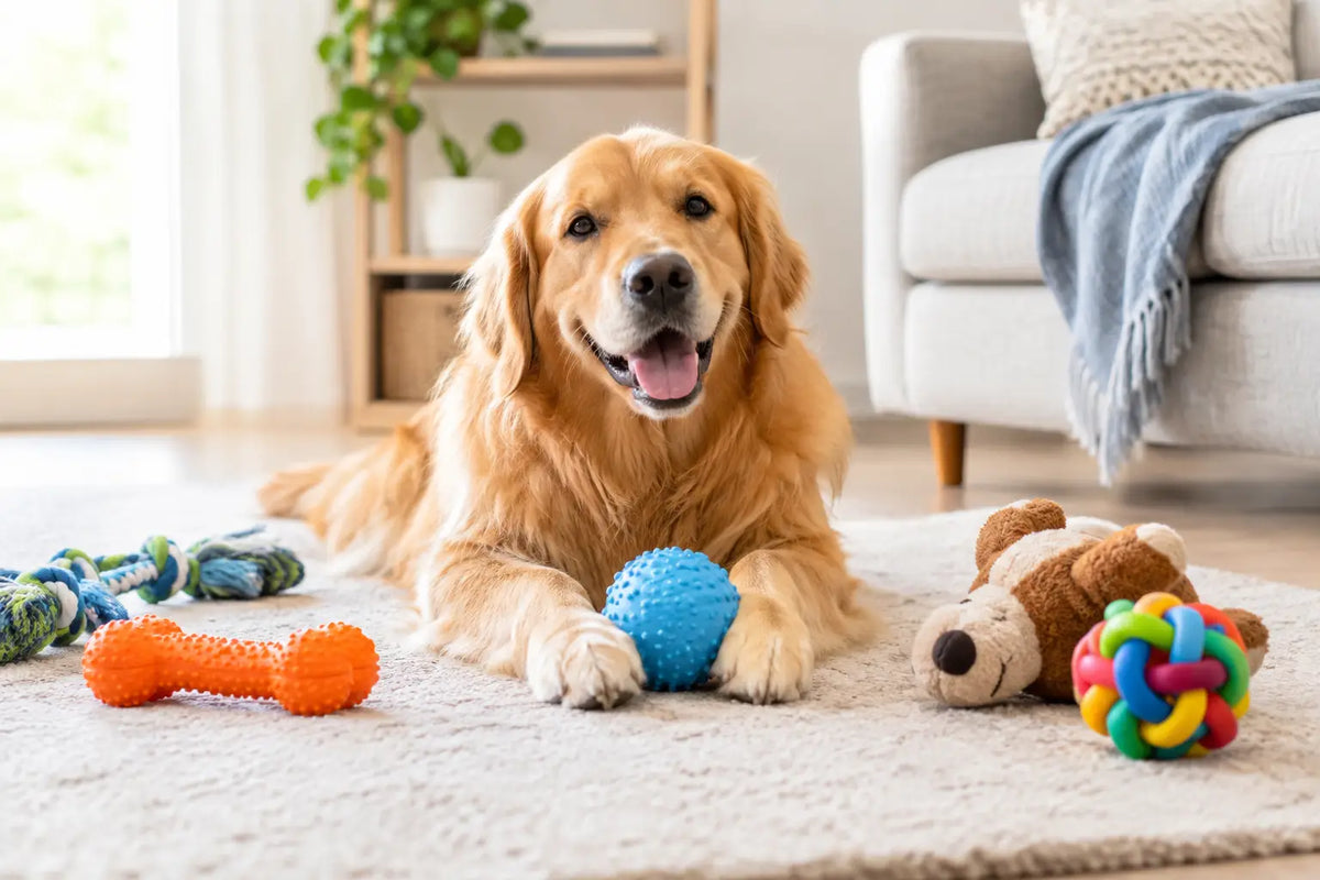 Indoor Dog Toys That Make Home Days Happier