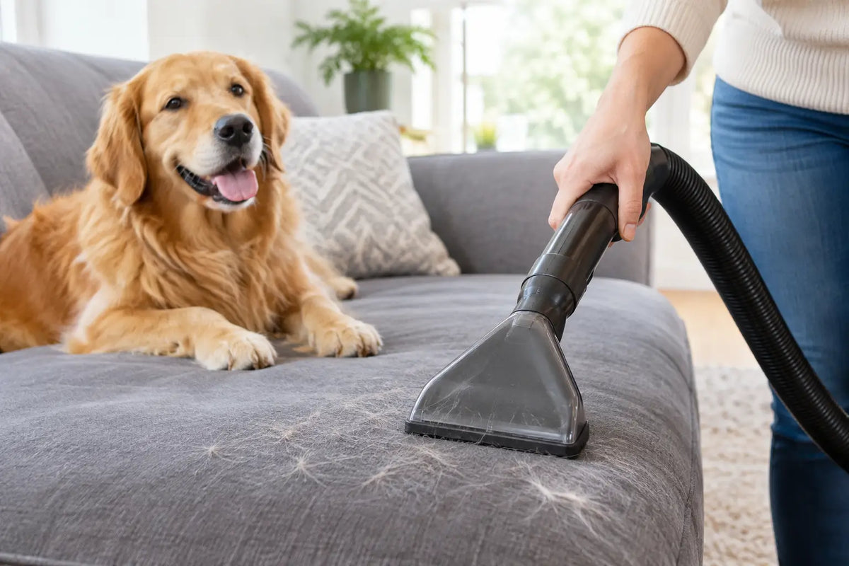 How to Clean Pet Hair Upholstery Without the Fuss