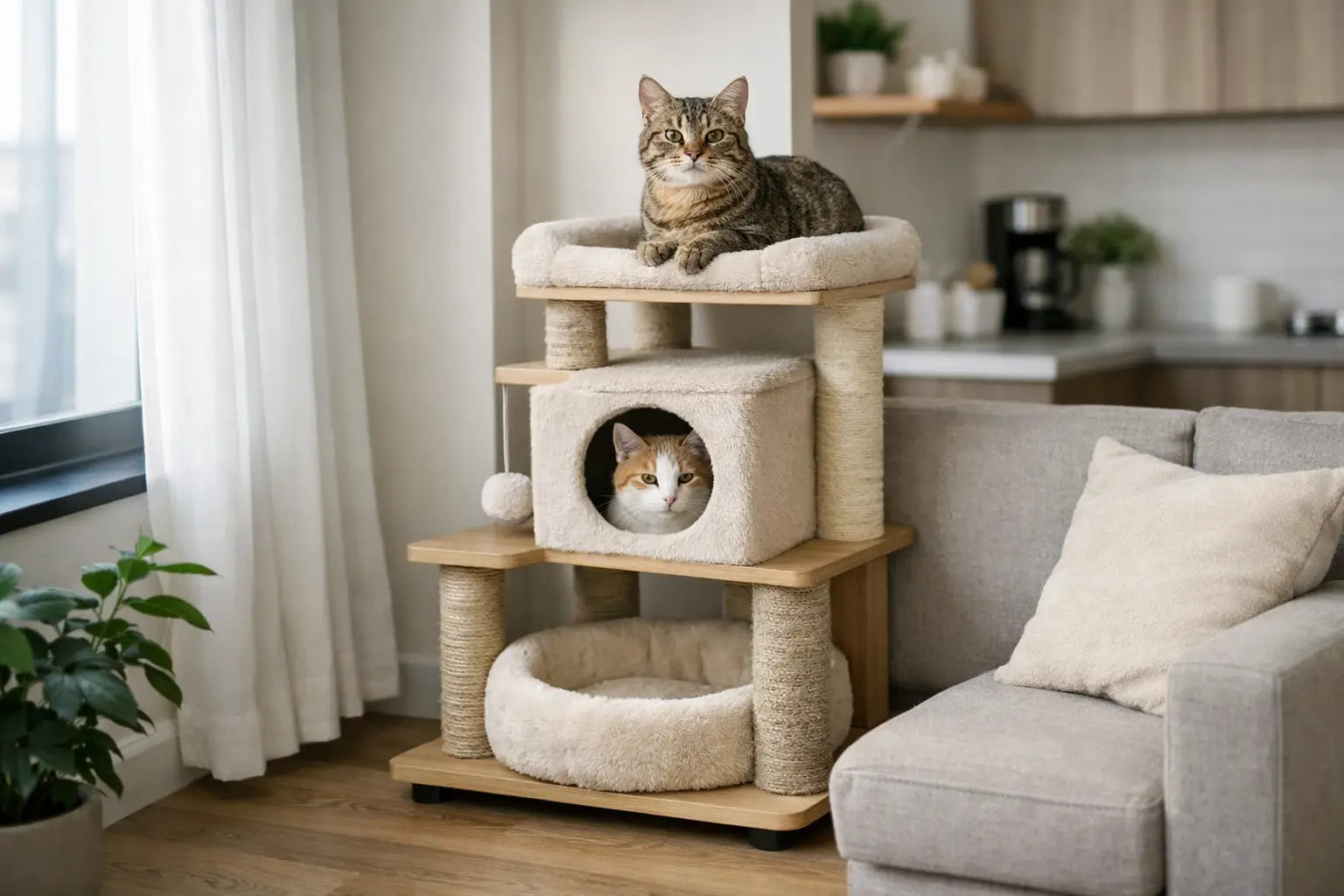 Cat Tree for Small Apartments That Actually Fits