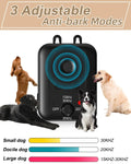 Pet Automatic Anti-Barking Device-Control Barking-Rechargeable-Ultrasonic Dog Barking Deterrent Device-Outdoor/Indoor-Training